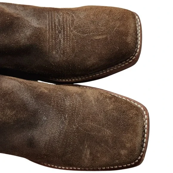 Twisted X Western Boots Men's‎ 9.5D Hooey Collection Yellow Leather Suede Cowboy